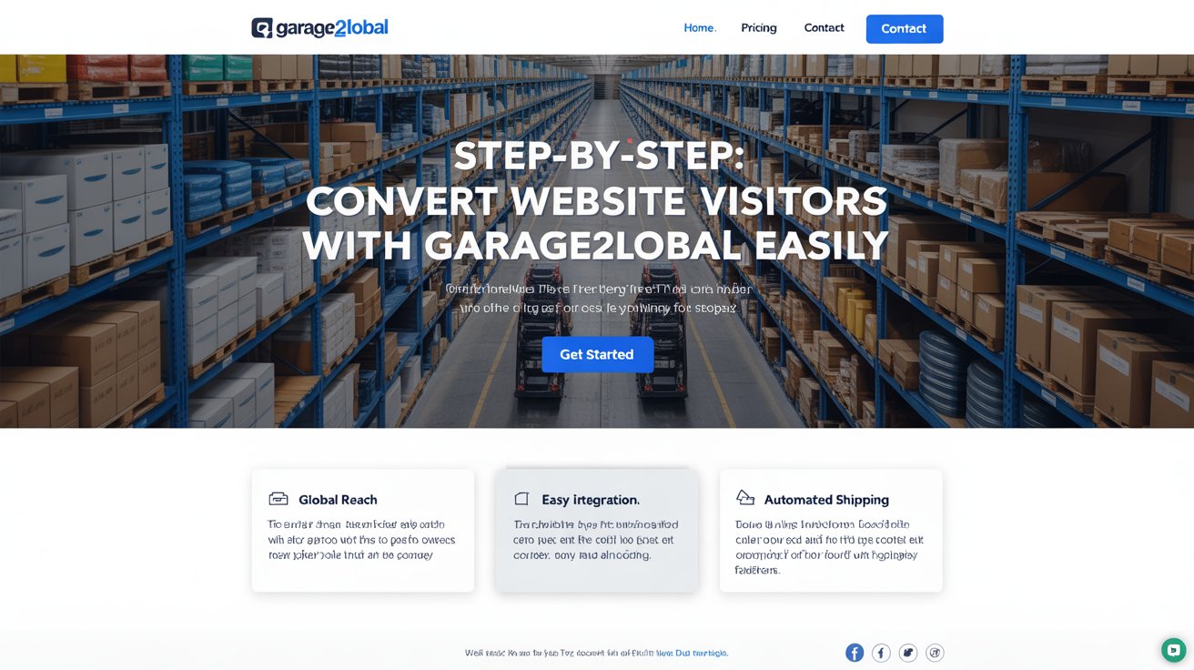 convert website visitors with garage2global