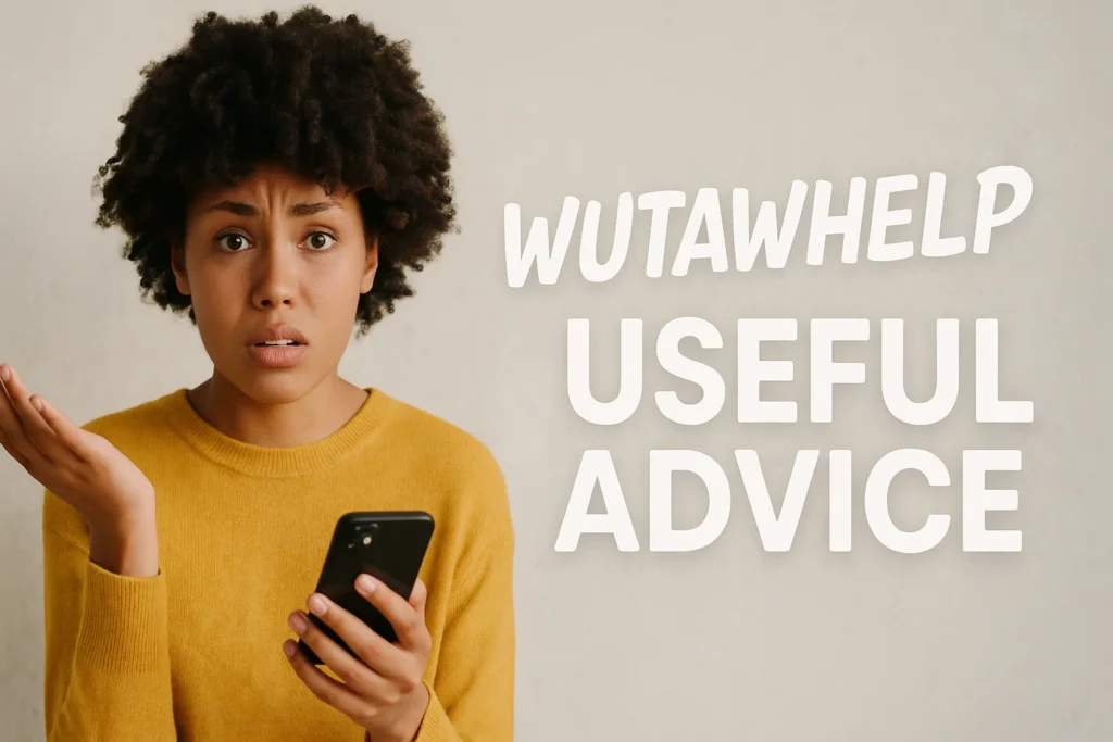 wutawhelp useful advice