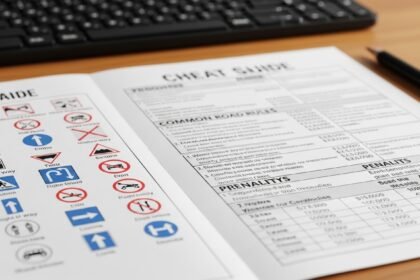 cheat sheet dmv road signs and meanings