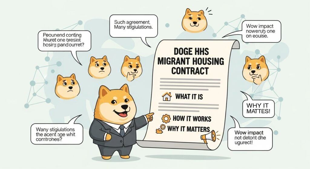 doge hhs migrant housing contract