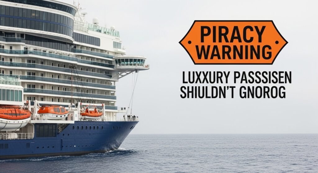 piracy warning luxury cruise passengers