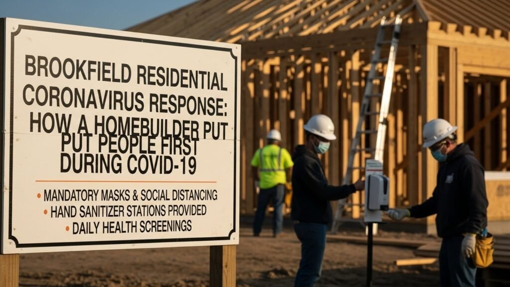 brookfield residential coronavirus