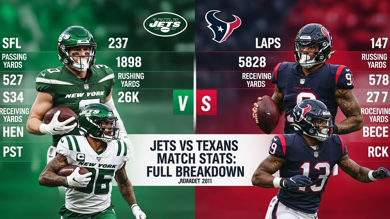 new york jets vs houston texans match player stats
